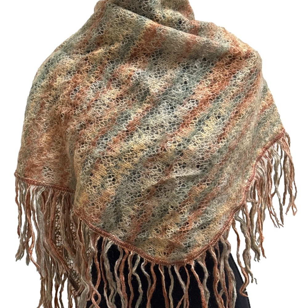 Shawl scarf fringe